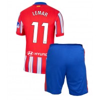 Atletico Madrid Thomas Lemar #11 Replika babykläder Hemmaställ Barn 2024-25 Kortärmad (+ korta byxor)